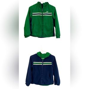 OshKosh B'gosh FULLY REVERSIBLE Jacket  With Hoodie Size 10